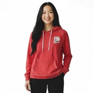 Disney Beauty and The Beast Be Our Guest Thin Hoodie L RedOrange Lightweight Top